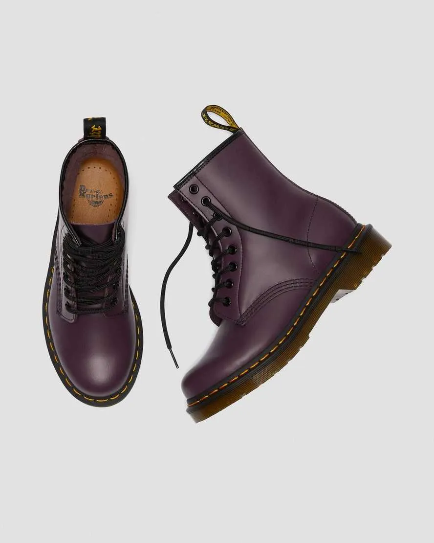 1460 W Purple Smooth Boots