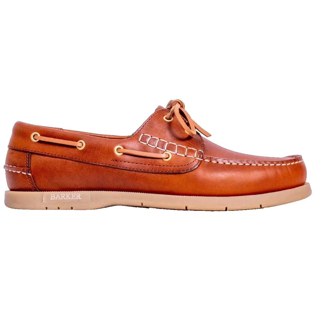 BARKER Wallis Deck Shoes - Mens - Tan Pull Up