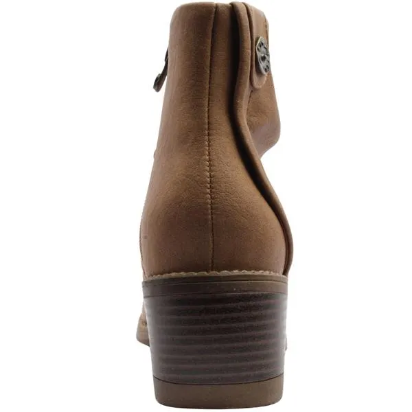 BLOWFISH MALIBU Riley Tan Nubuck Ankle Boot