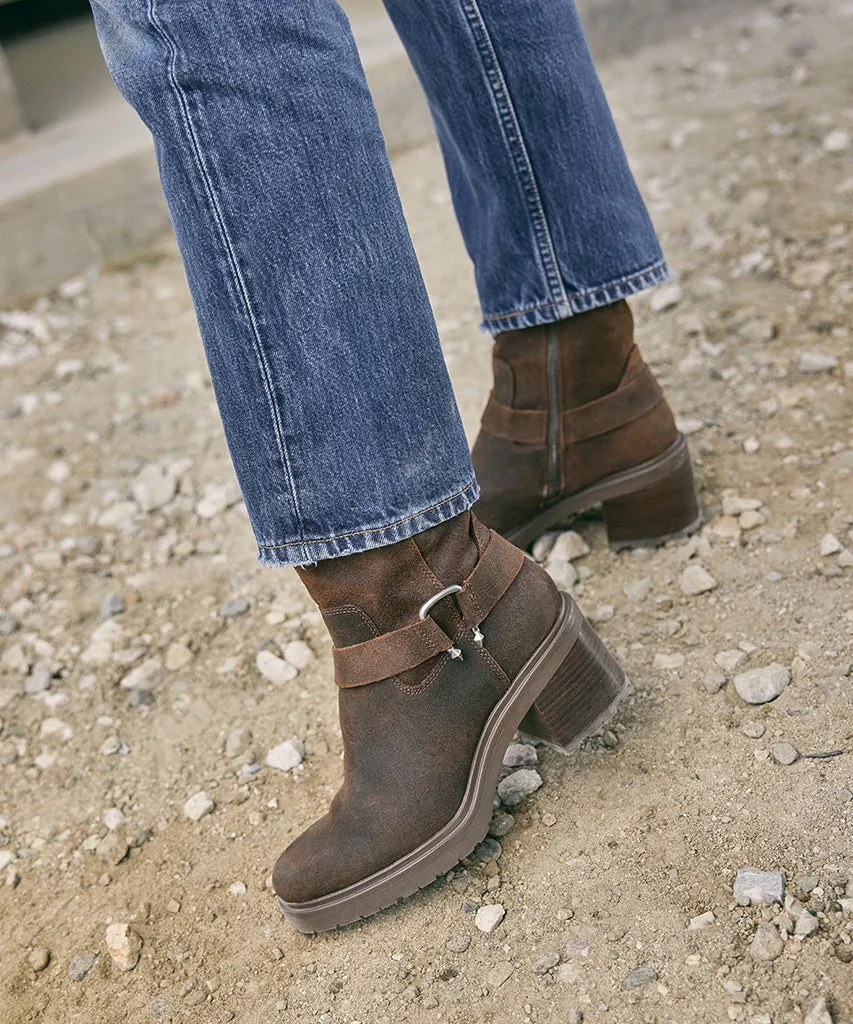 CAMROS BOOTS COCOA SUEDE - re:vita