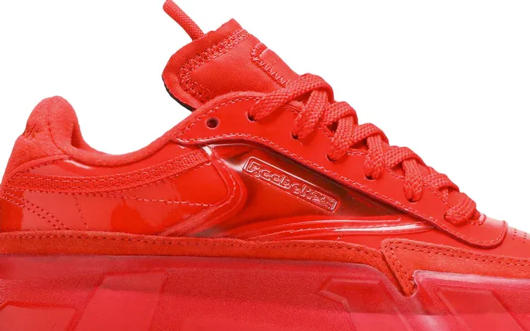 Cardi b x club c j 'red clear' Reebok sneakers, red