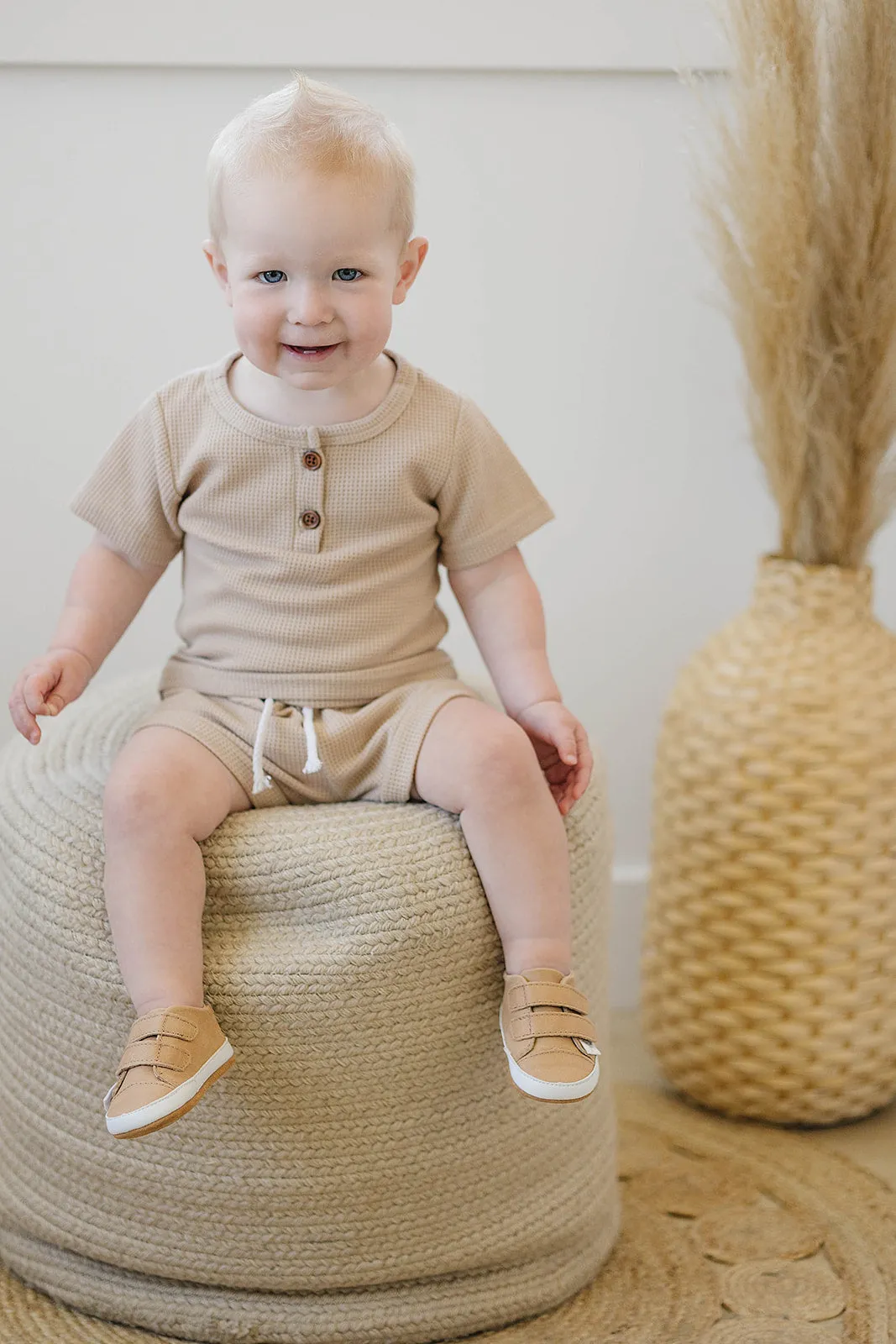 Casual Desert Sand Low Top {premium Leather}