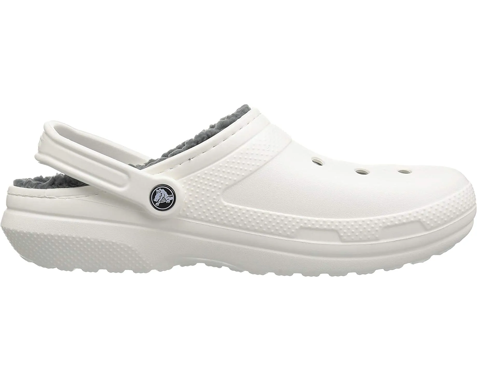 Classic Lined Clog Crocs, white