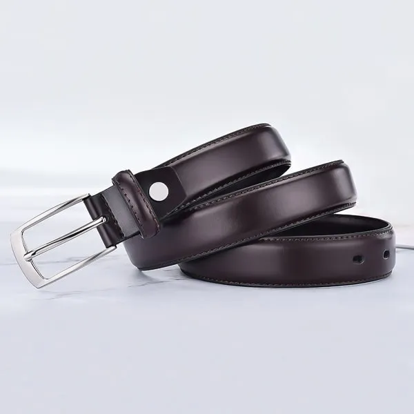 Classy Men Classic Brown Leather Belt