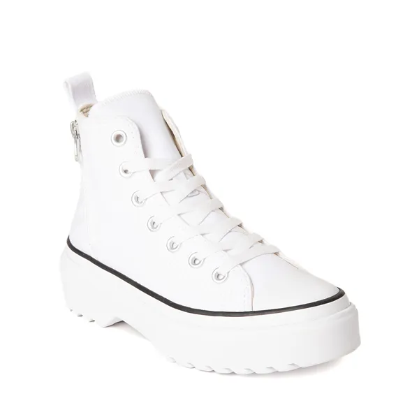 Converse Chuck Taylor All Star Lugged Lift High Top Sneakers - Big Kid, White