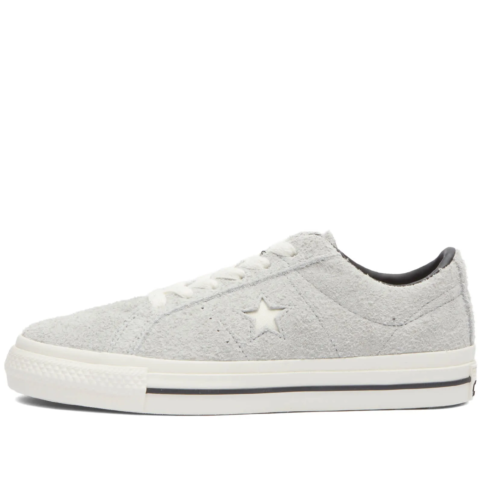 Converse One Star Pro Ox Sneakers in Ash Grey, Egret & Black