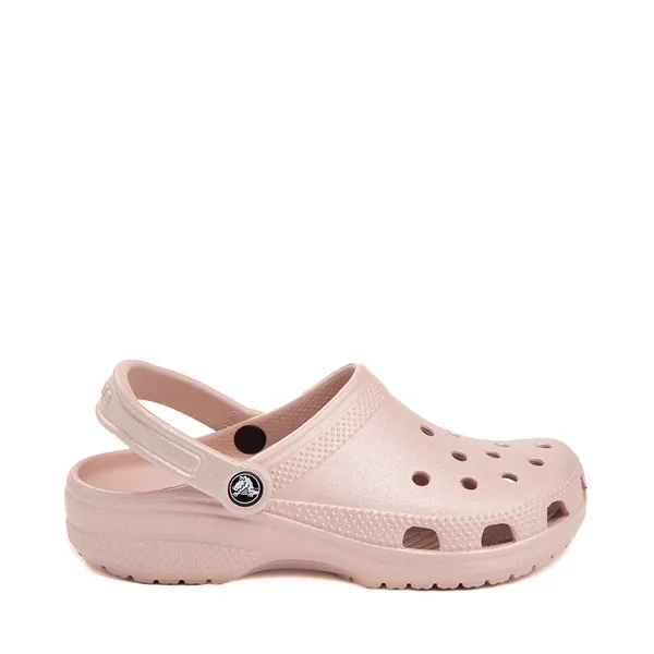 Crocs classic glitter clogs, pink