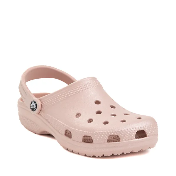 Crocs classic glitter clogs, pink