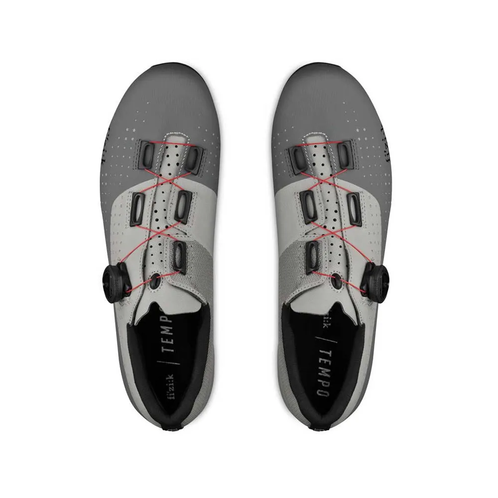 FIZIK TEMPO OVERCURVE R4 Cycling Shoes - Grey/Red