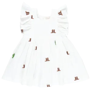 Girls Elsie Dress - Rodeo Embroidery