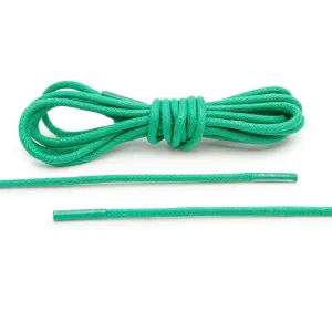 Green Waxed Dress Shoelaces