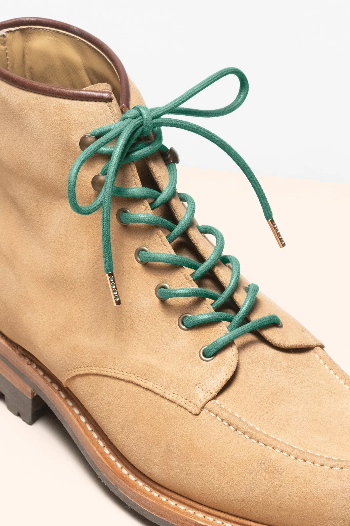 Hunter Green | 4 mm Round Waxed Shoelaces