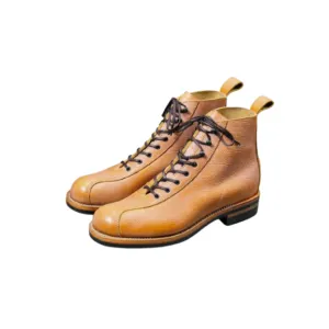 Men's Embossed Boxing Boots Tan