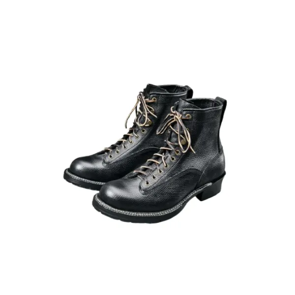 Men's Grain Leather Logger Boots