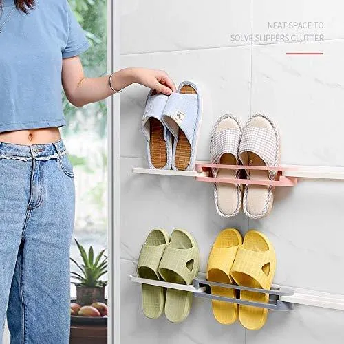 Multifunction Folding Slippers / Shoes Hanger Organizer Rack