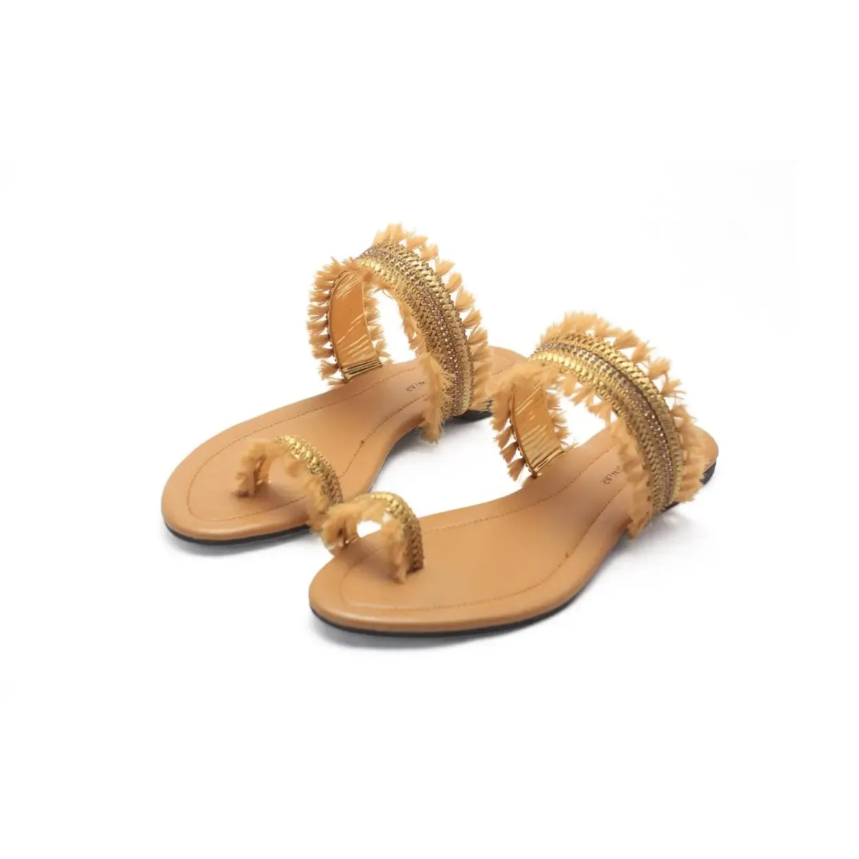 Nagra Classy Flat Sandals |  Nawabi Shoes BD