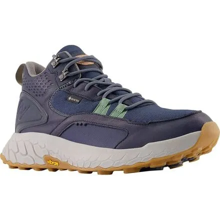 New Balance Men's Fresh Foam X Hierro GTX Mid Trail Running Shoe in Natural Indigo/Eclipse/Jade