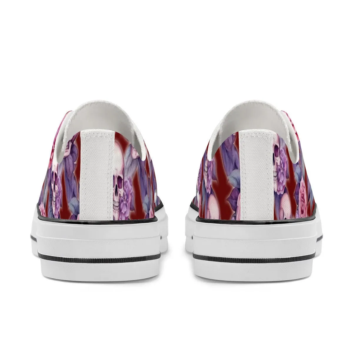 "Santa Purpura" (Luna Sangre) Classic Low Top Canvas Shoes