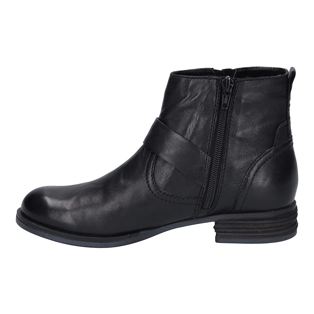 Sanja 16 Black Ankle Boots