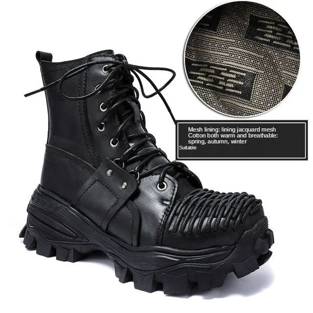 TEEK - Italian Tough Tie Motor Boots