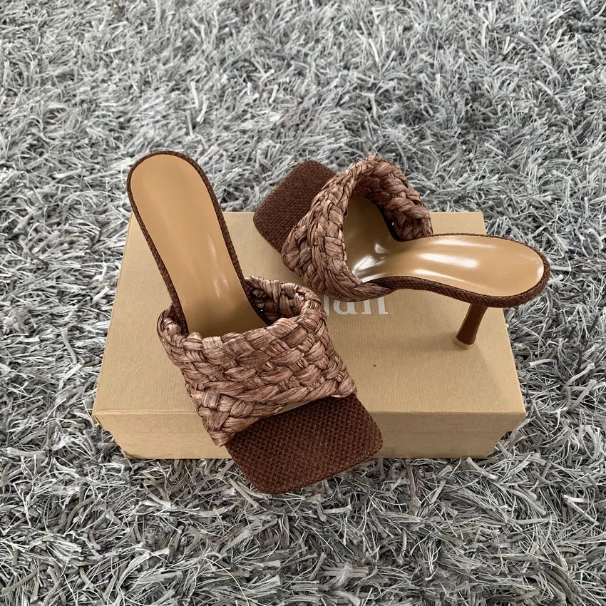 TEEK - Natural Weave mules