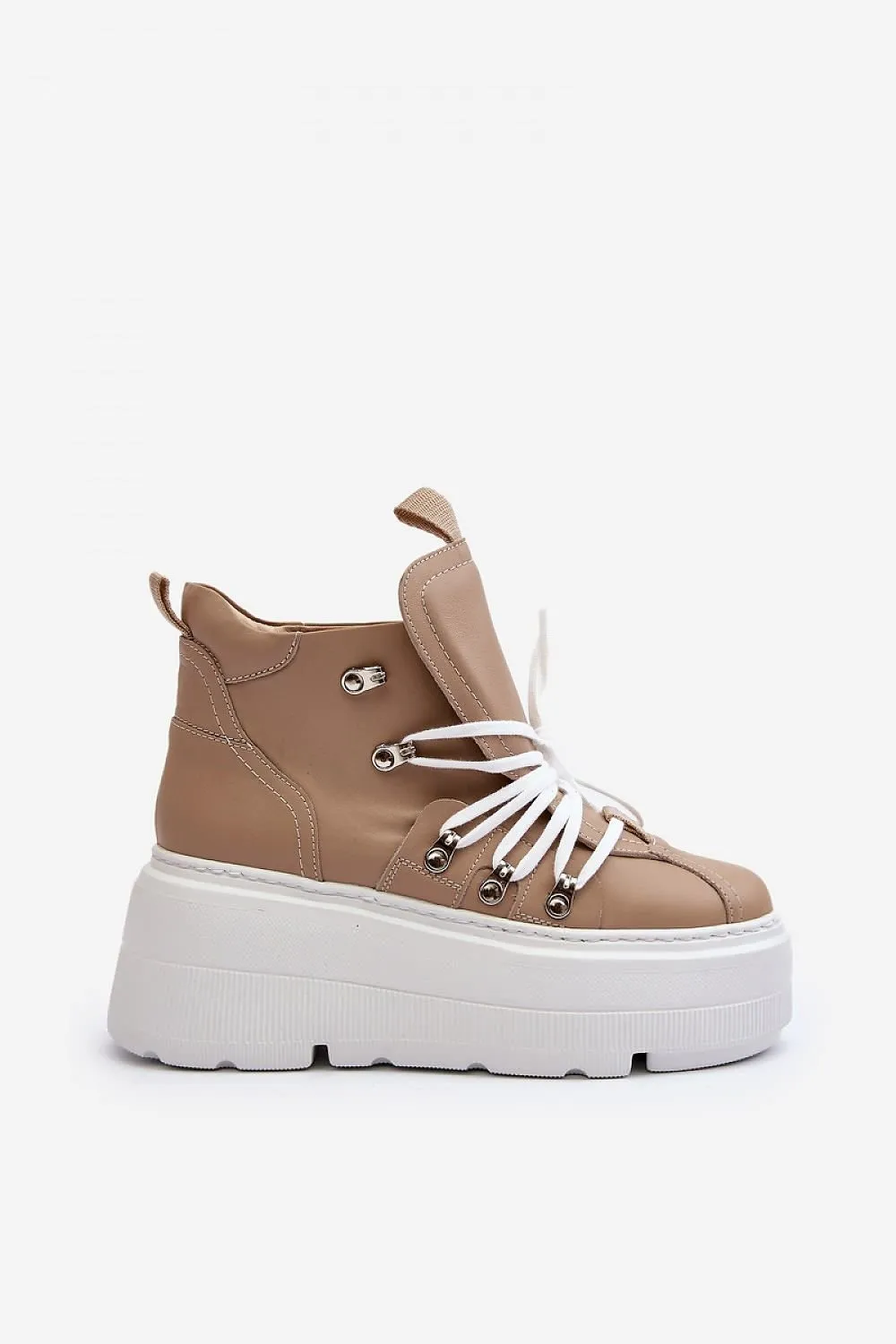 TEEK - Platform Laced High-Top Boots