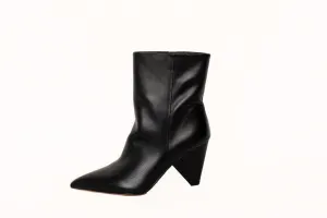 Tony Wedge Heel Boot Black