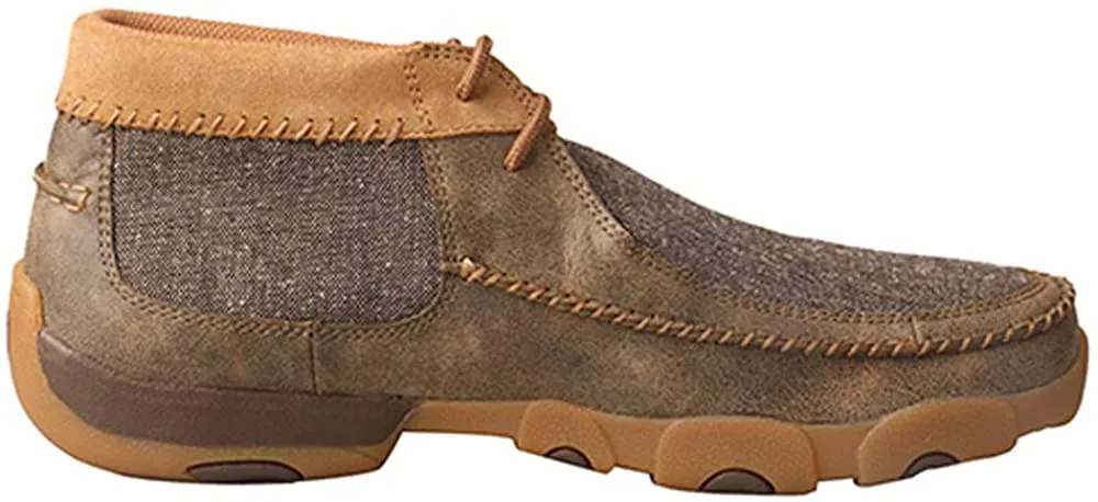 Twisted X Men's Chukka Driving Moc, Copper, 9.5W