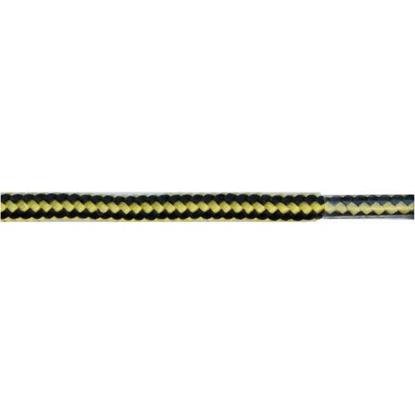 Work Shoe Round 3/16" - Black/Yellow (12 Pair Pack) Shoelaces