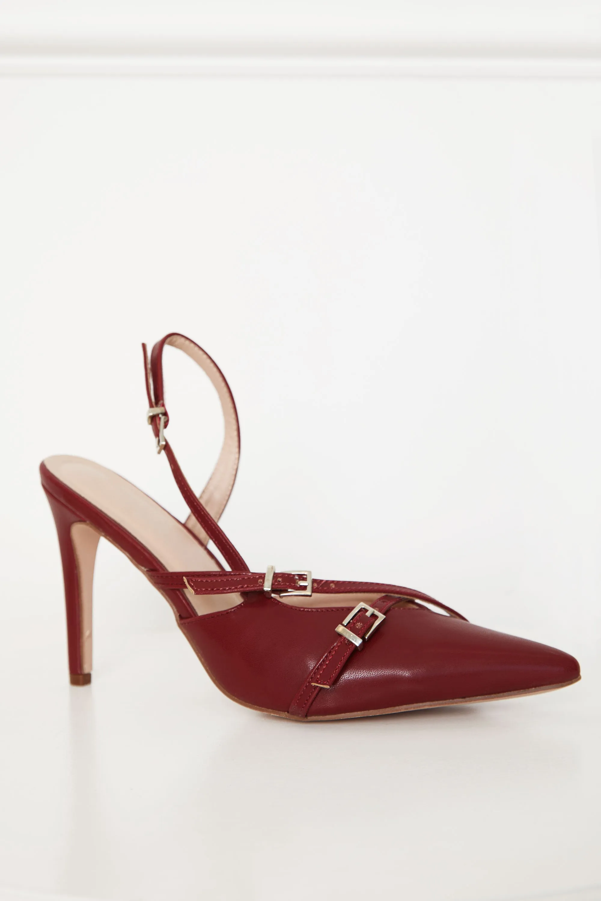 Yvette Red Patent Stiletto Heels